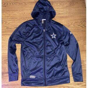 New Era Brand Dallas Cowboys Mens Full Zip Hoodie Sweatshirt Medium